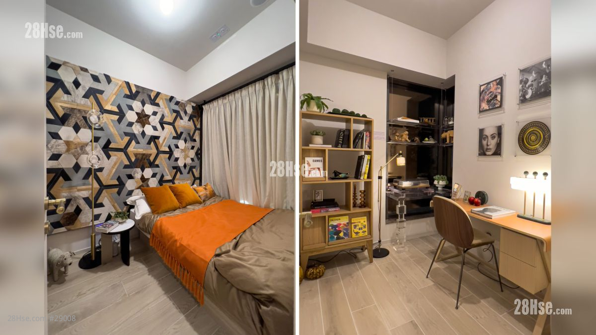 2 Shing King Street Building: 睡房1 (圖左), 睡房2 (圖右)