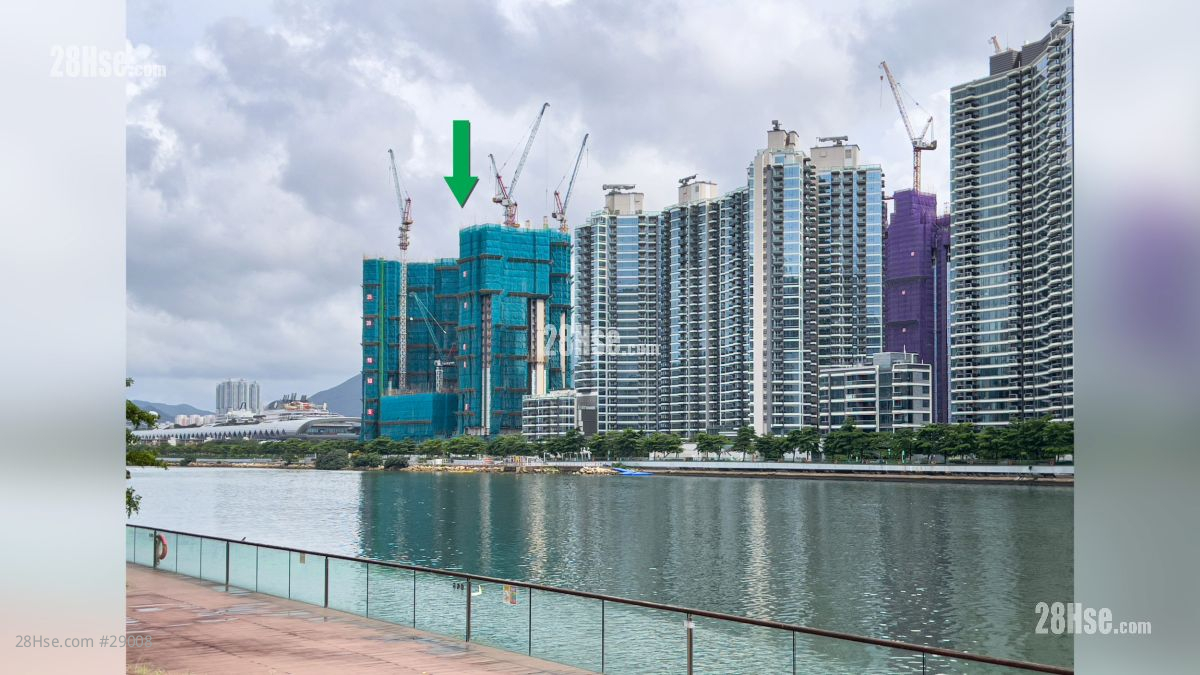 2 Shing King Street Environment: 項目 (綠色箭嘴部分) 對岸的啟德海濱公園