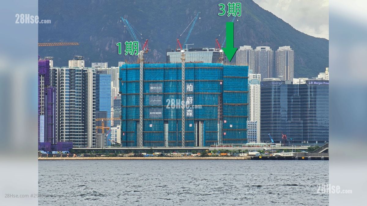 2 Shing King Street Environment: 項目期數分佈 (從海上觀看)