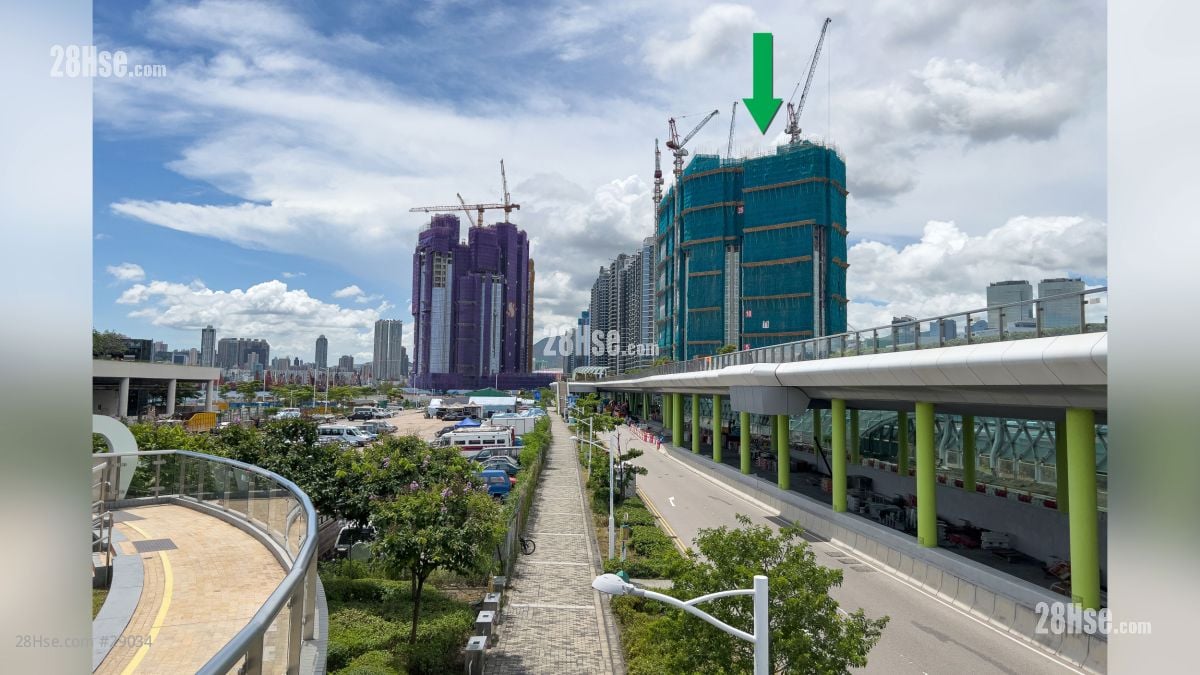 2 Shing King Street Environment: 承豐道尾段, 項目位於綠色箭嘴部分