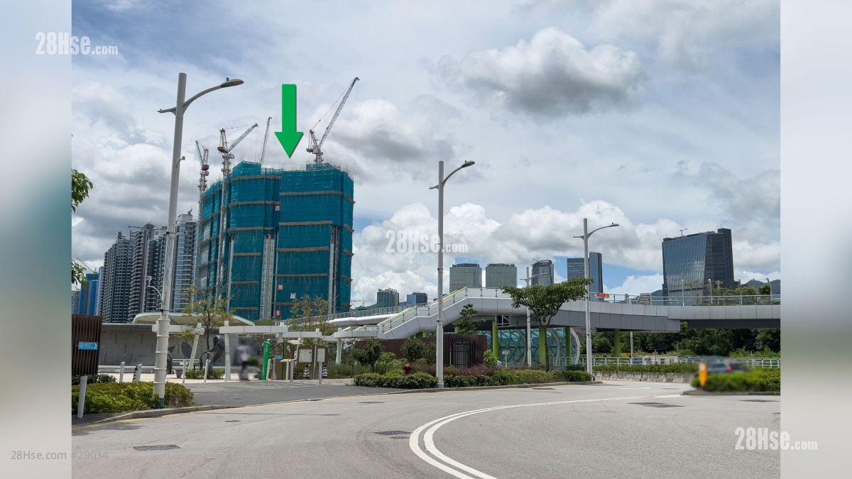 2 Shing King Street Environment: 承豐道尾段近啟德郵輪碼頭, 項目位於綠色箭嘴部分