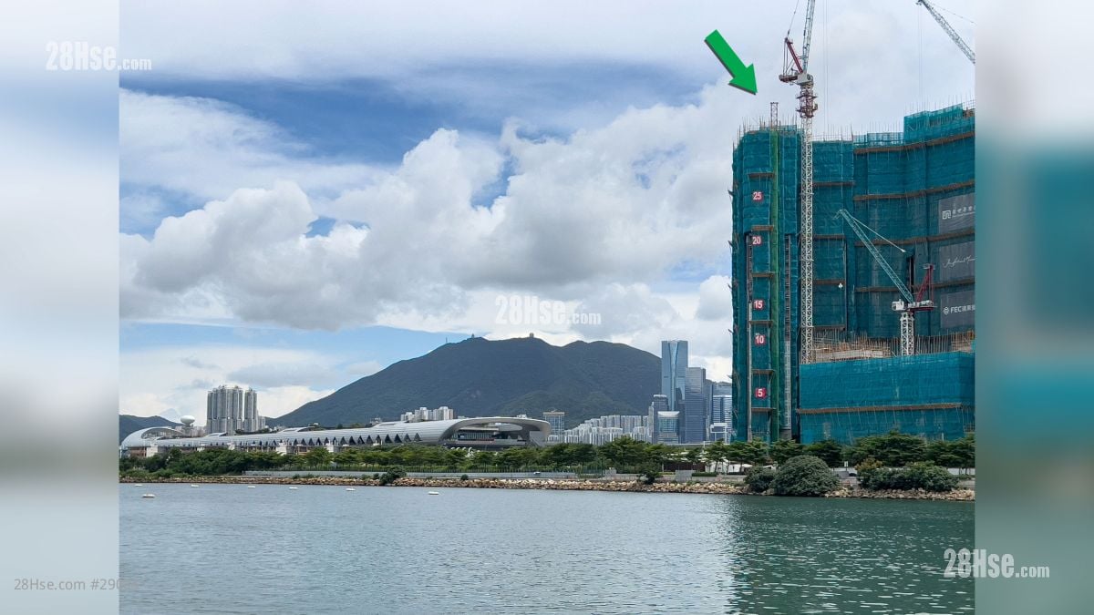 2 Shing King Street Transportation: 啟德郵輪碼頭, 位於承豐道尾段, 項目位於綠色箭嘴部分