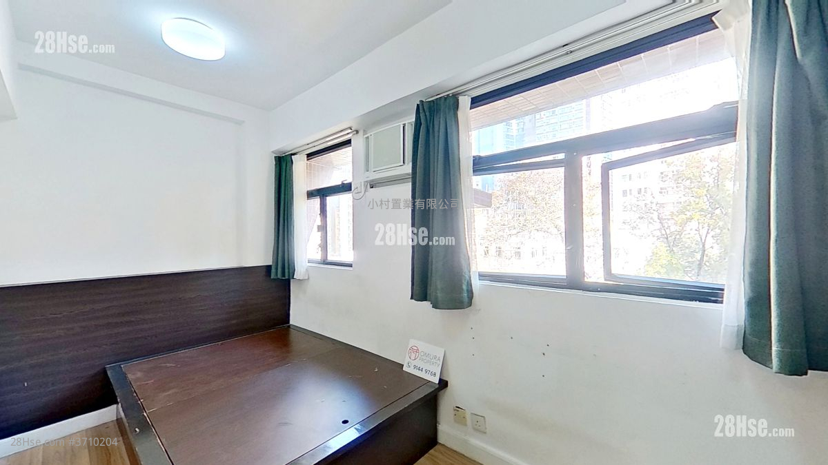 主人房: 興隆樓 租盤 開放式間隔 , 1 浴室 293 平方呎