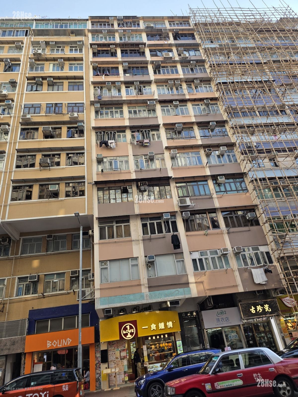 裕成楼 租盘 2 房 , 2 浴室 604 平方尺