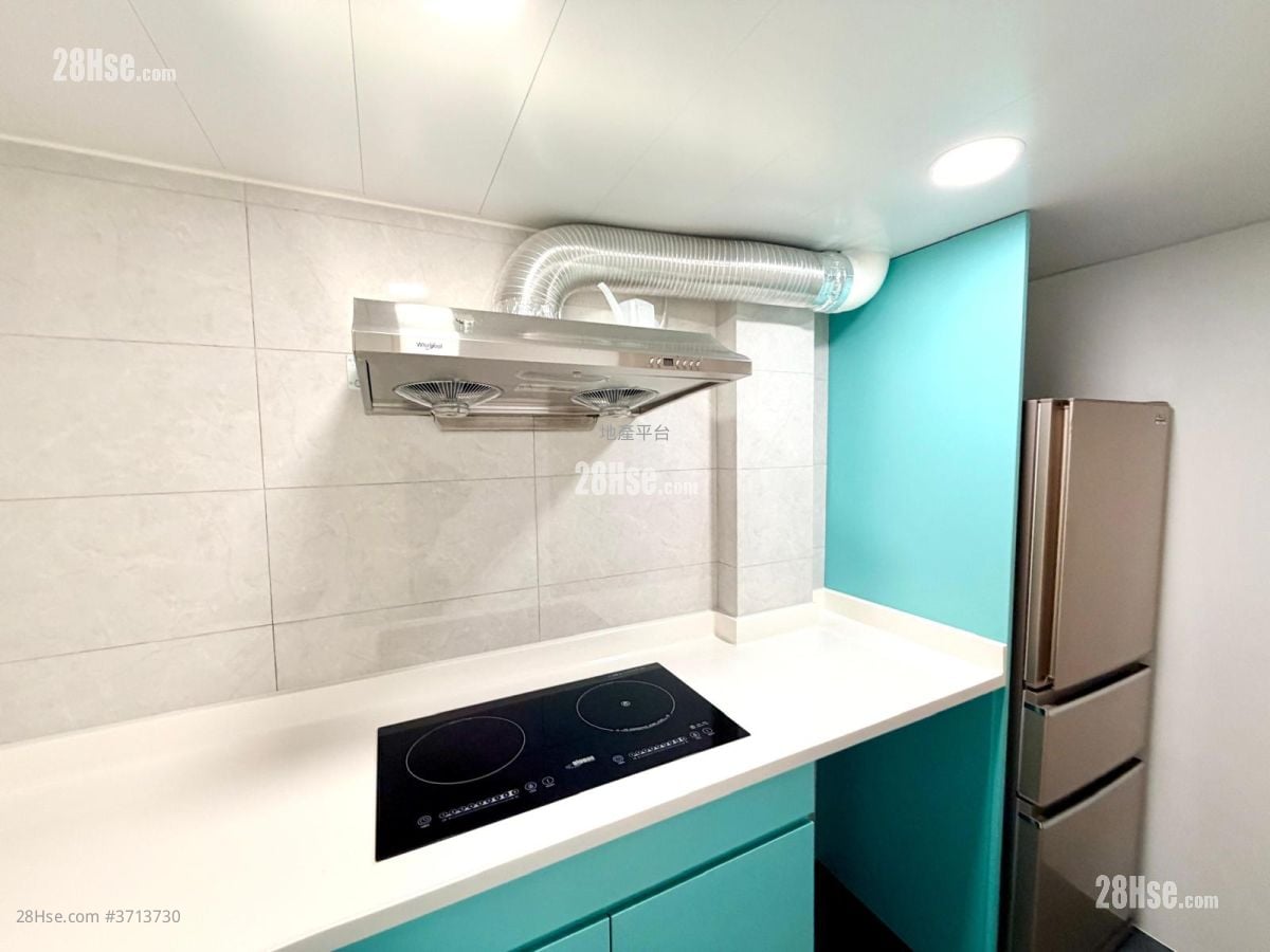 香港大厦 租盘 2 房 , 1 浴室 609 平方尺