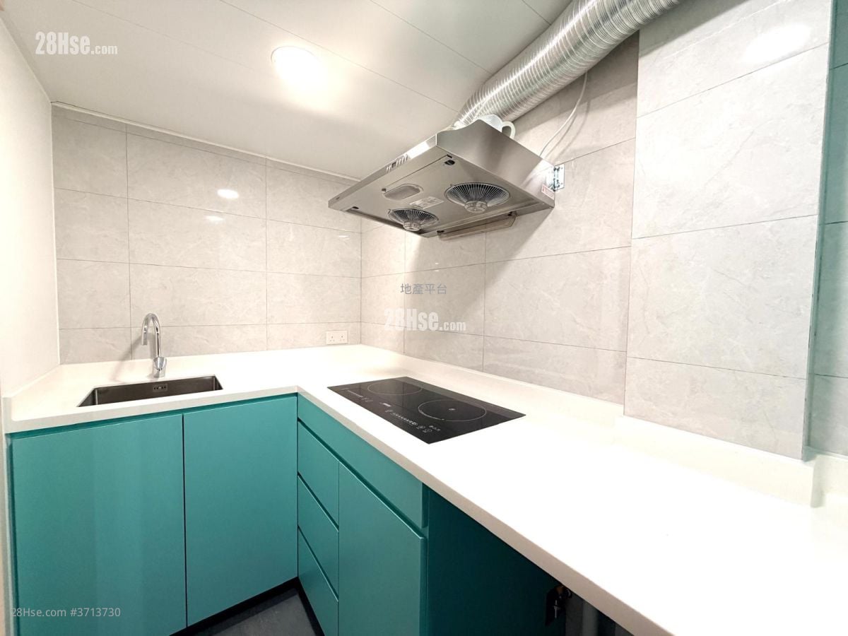 香港大厦 租盘 2 房 , 1 浴室 609 平方尺