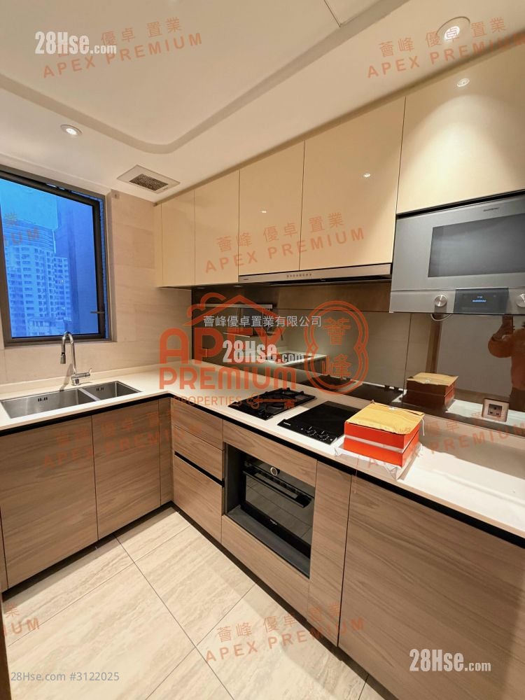 凯滙 租盘 2 房 , 1 浴室 594 平方尺