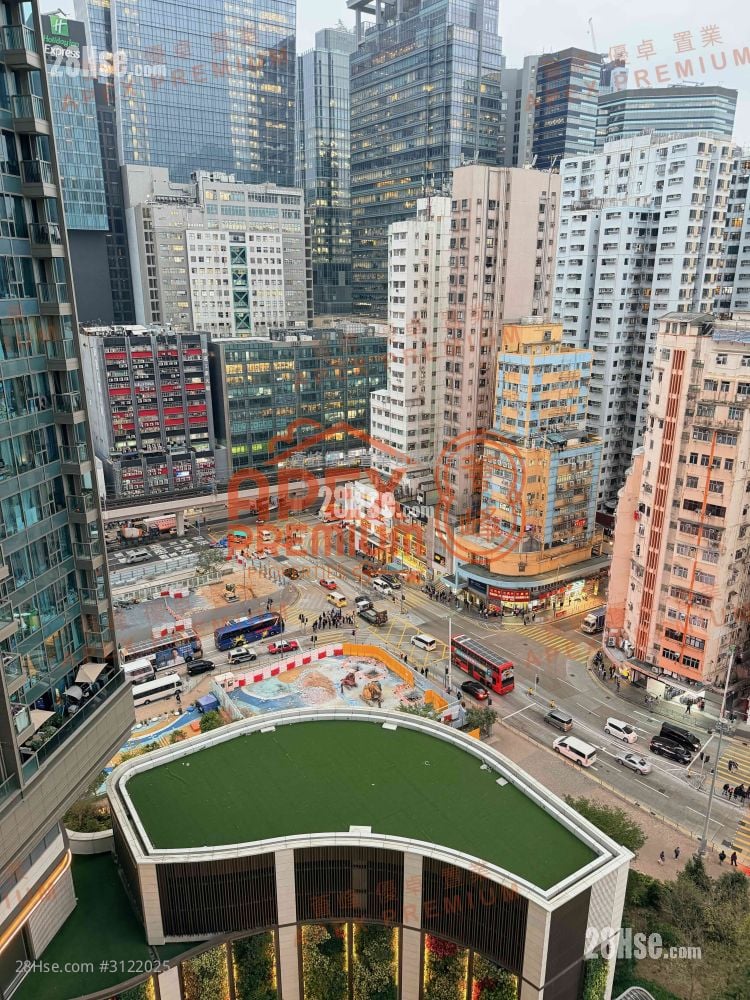 凯滙 租盘 2 房 , 1 浴室 594 平方尺