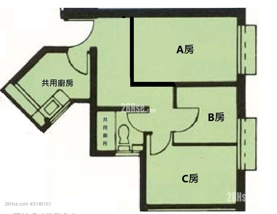 Siu Hong Court Rental 80 ft²