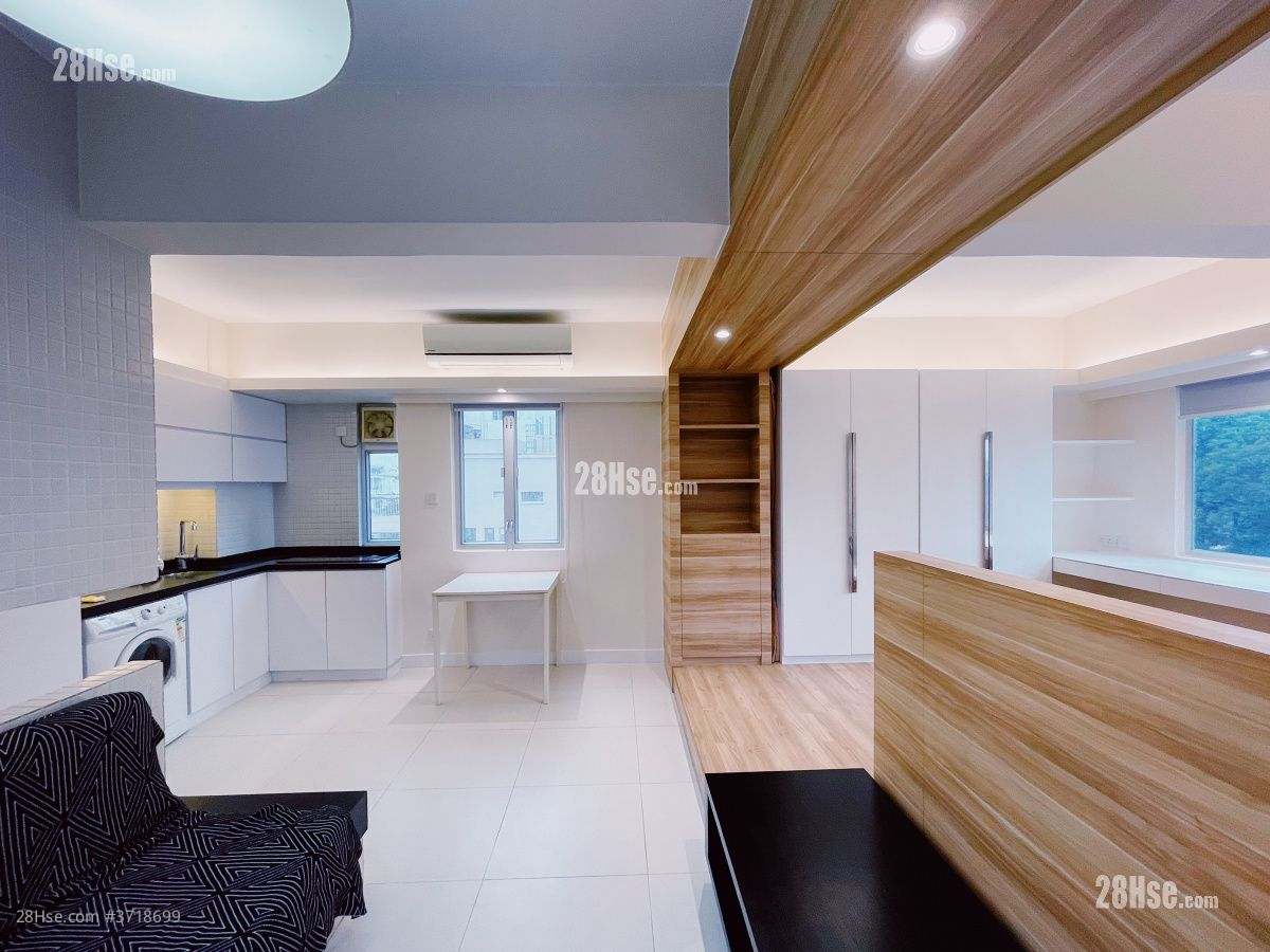 山市大廈 租盤 開放式間隔 , 1 浴室 410 平方呎