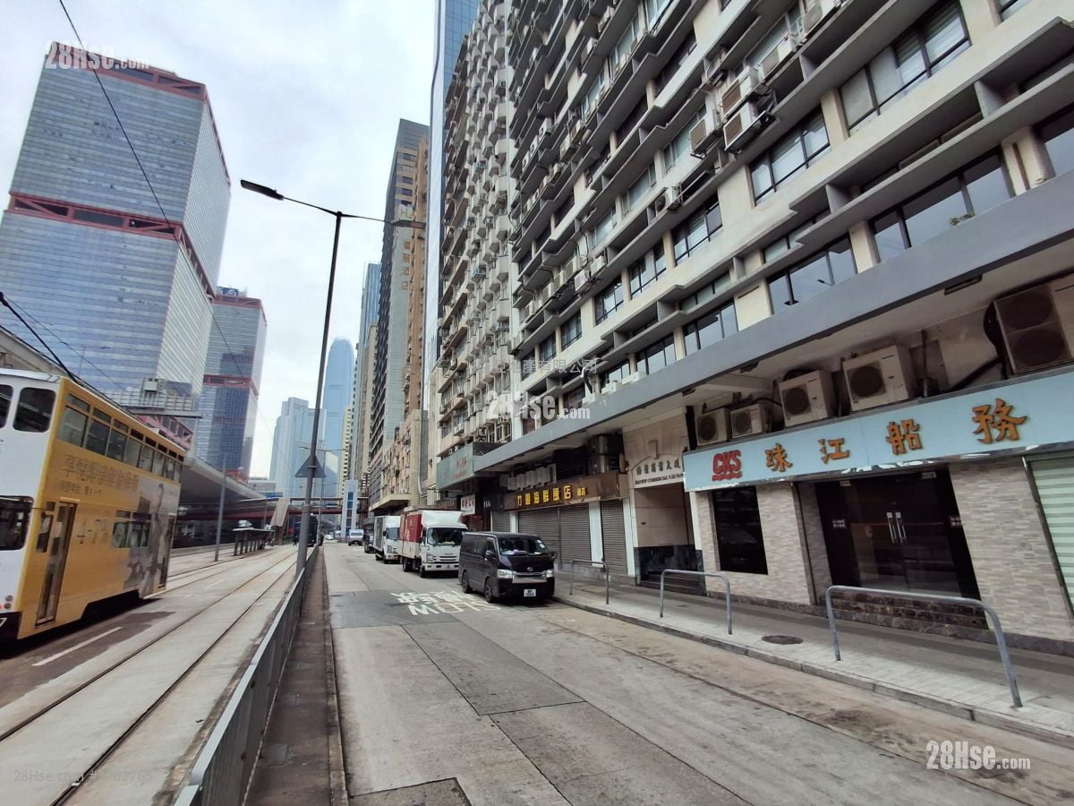 (2) 上环商业大厦, 近上环mtr,3800尺 租60K,楼底3M