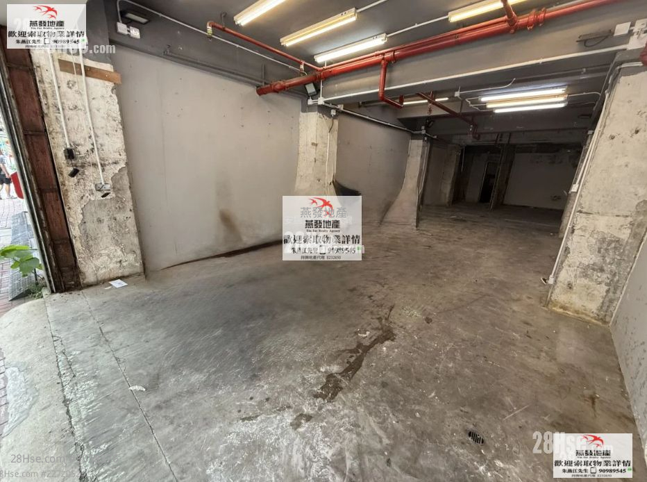 華景大廈 租盤 開放式間隔 , 1 廁所 900 平方呎