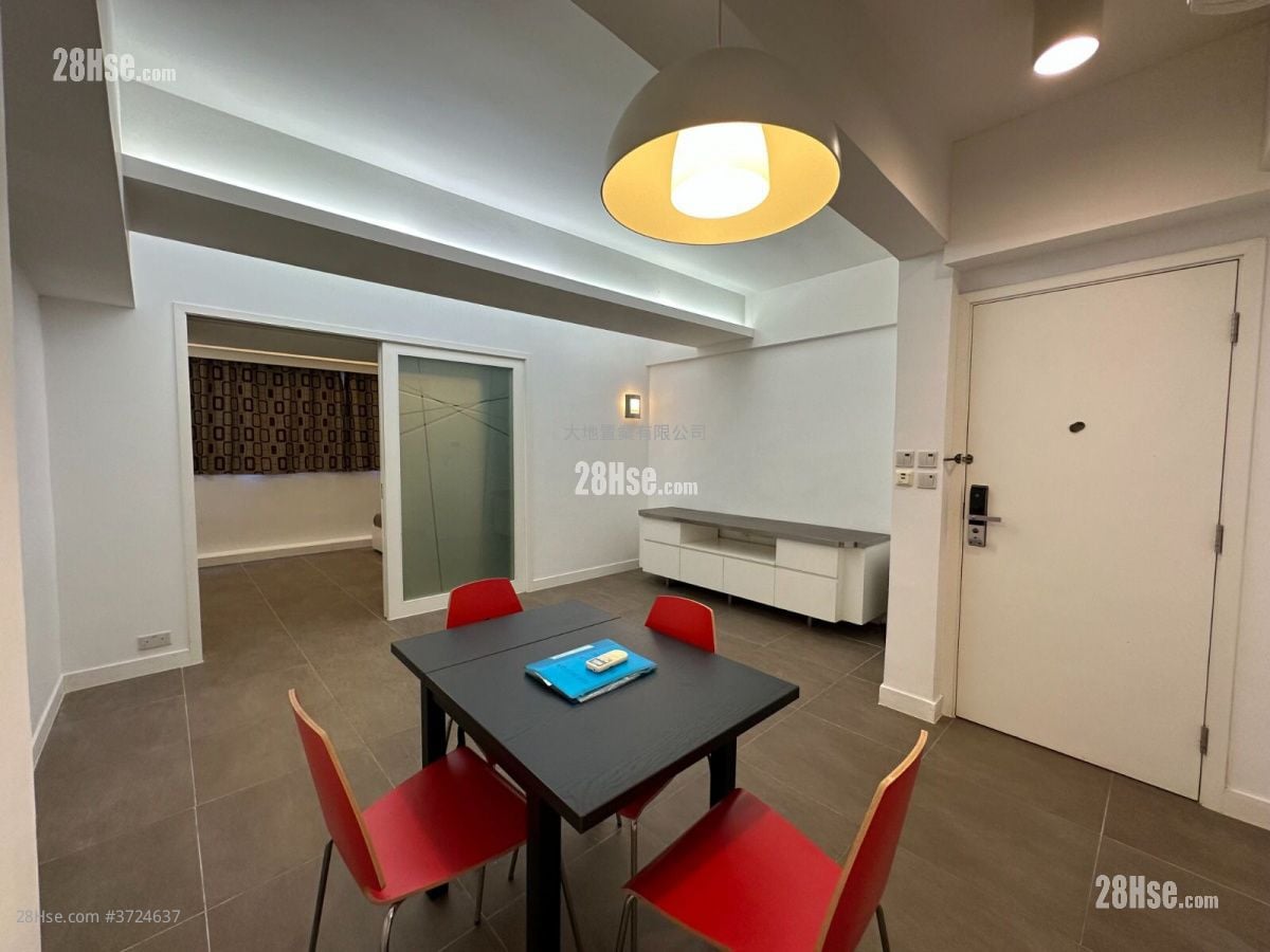 晴峰居 租盘 1 房 , 1 浴室 548 平方尺