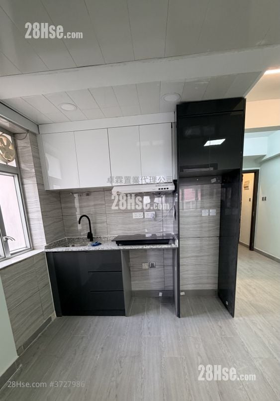 得富大楼 租盘 2 房 , 1 浴室 430 平方尺