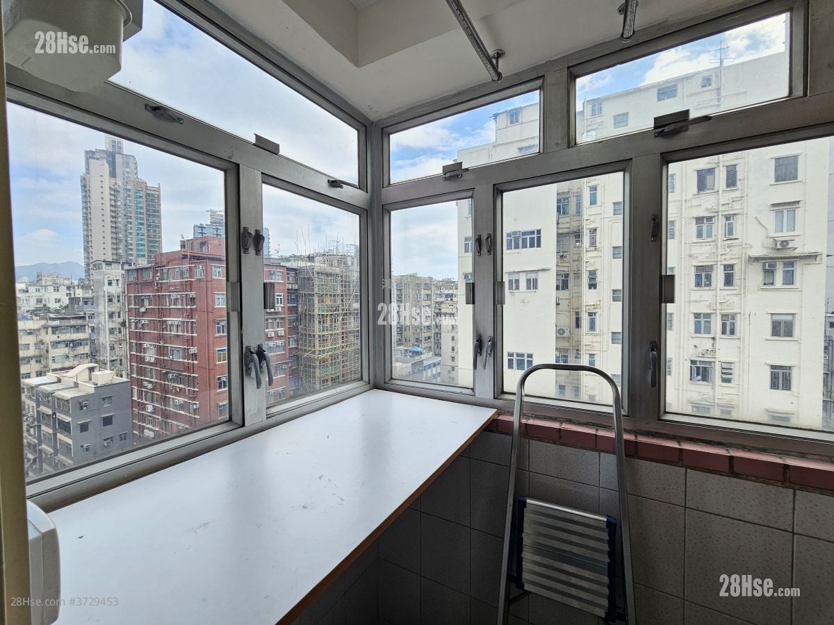 長華大廈 租盤 2 房 , 1 浴室 323 平方呎