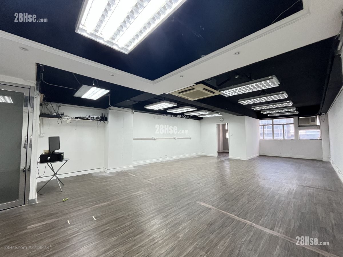 榮吉工業大廈 租盤 1 房 880 平方呎