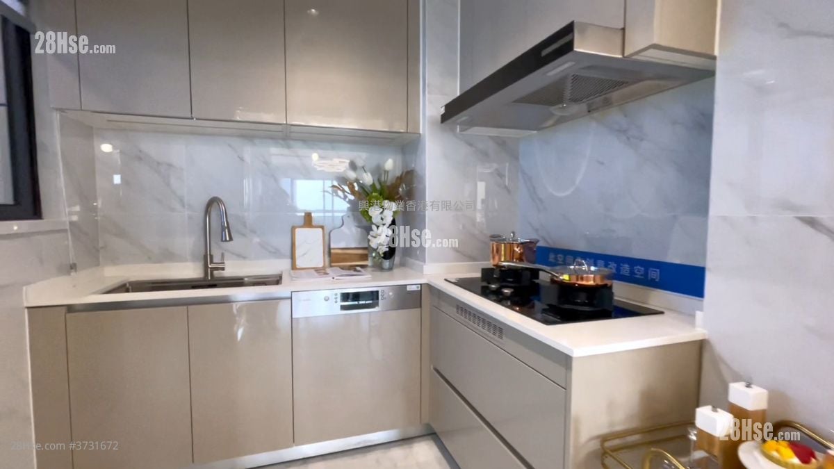 珠海北·华发湖景洋房，半山别墅 售盘 3 房 , 2 浴室