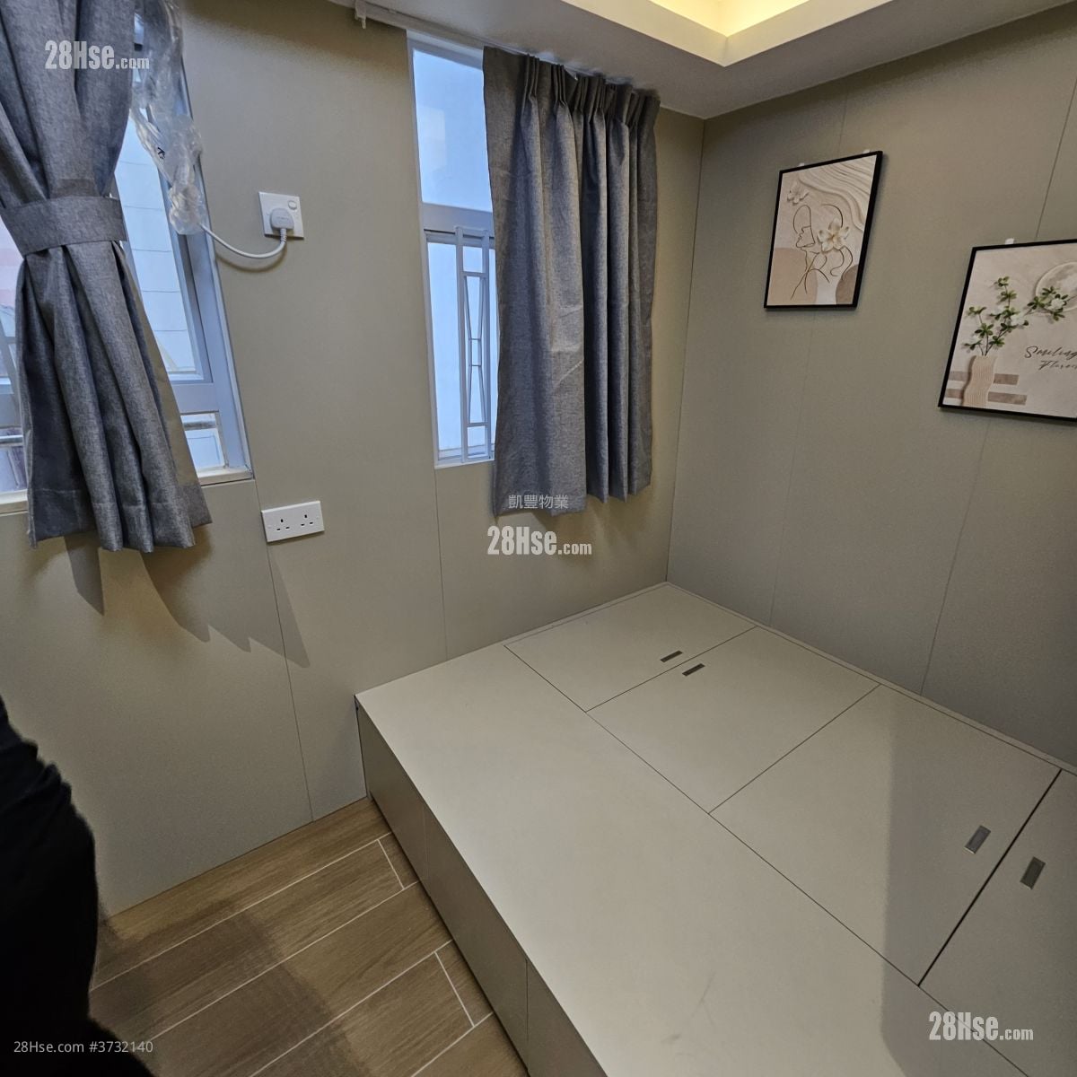 泰港大厦 租盘 开放式间隔 , 1 浴室 120 平方尺