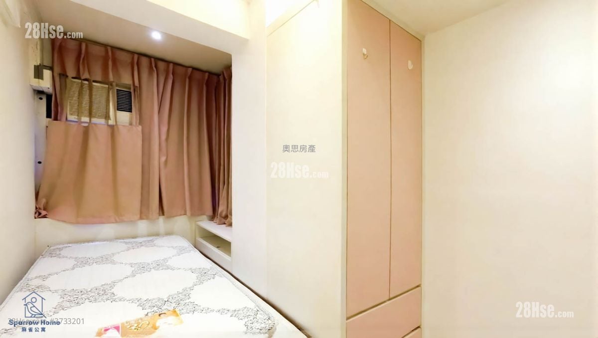 增祥大厦 租盘 开放式间隔 , 1 浴室 100 平方尺