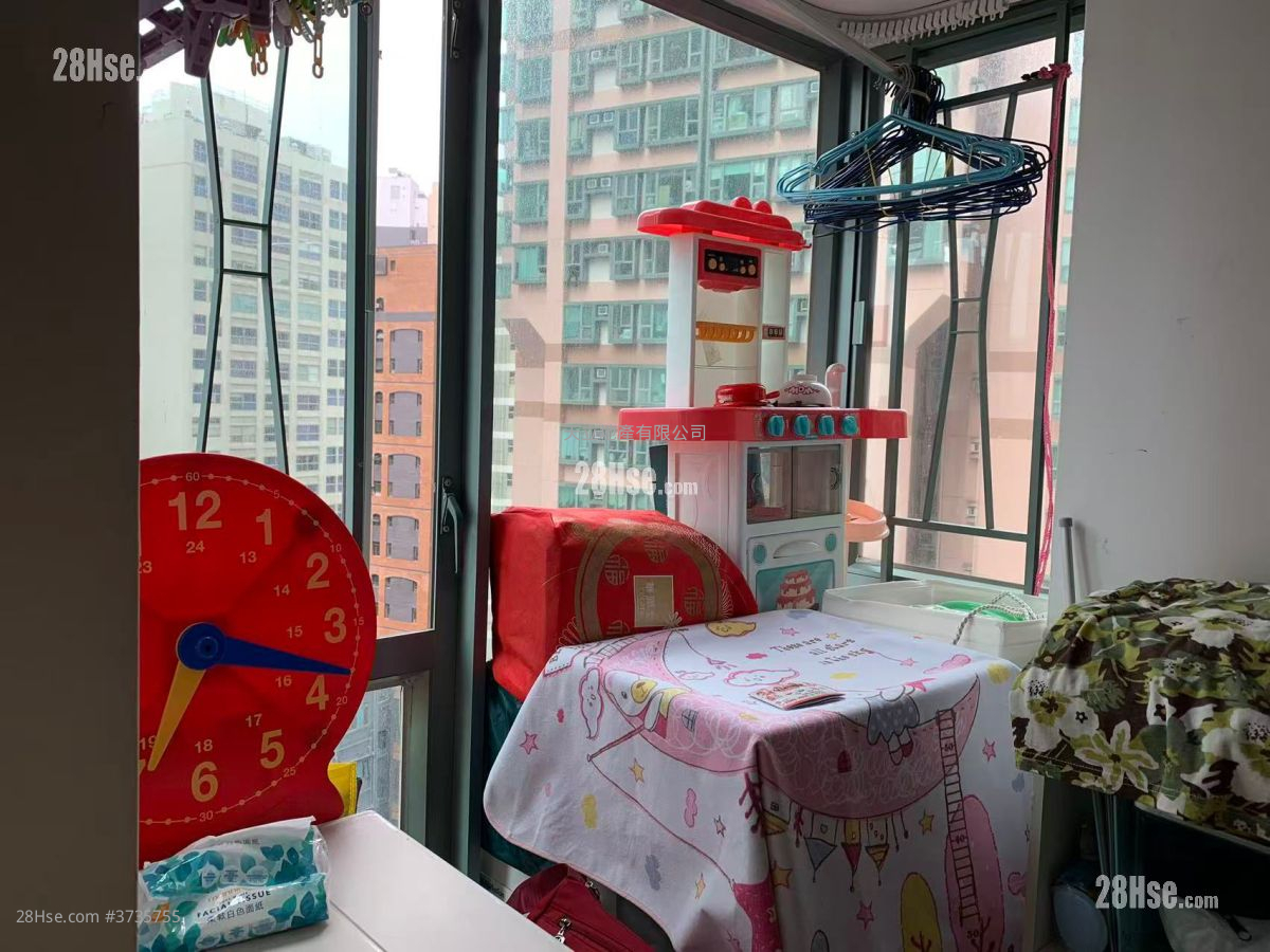 帝后華庭 租盤 2 房 , 1 浴室 393 平方呎