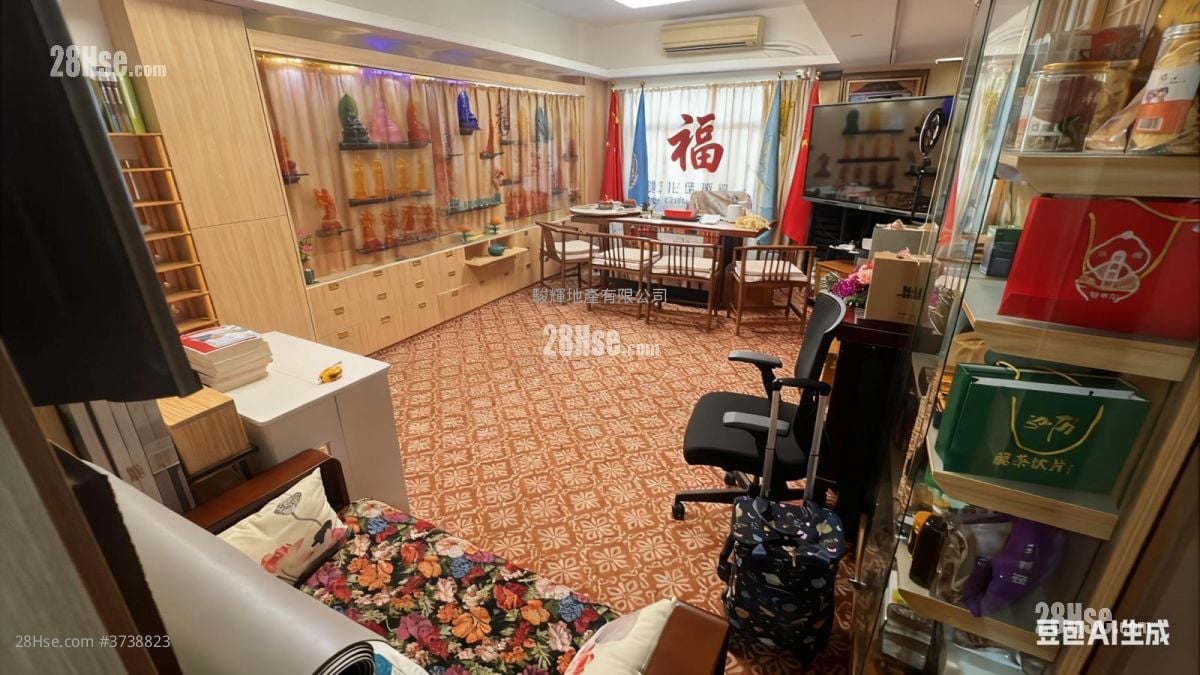 宝声大厦 租盘 2 房 , 1 浴室 475 平方尺