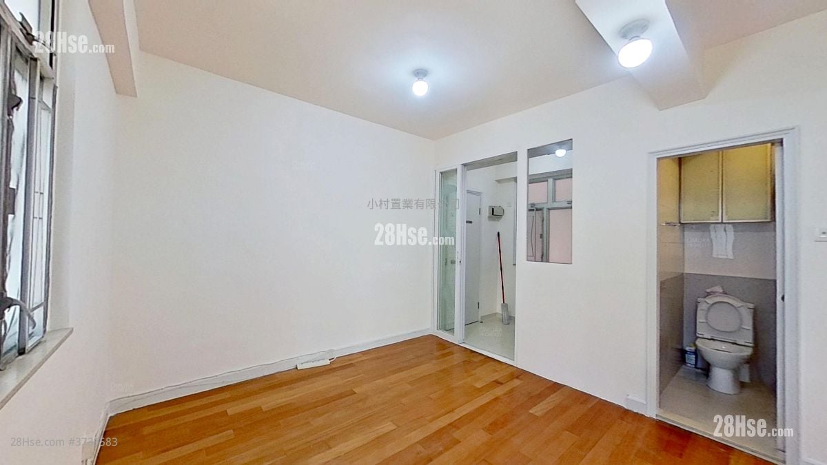 廳: 富裕大廈 租盤 2 房 , 1 浴室 357 平方呎