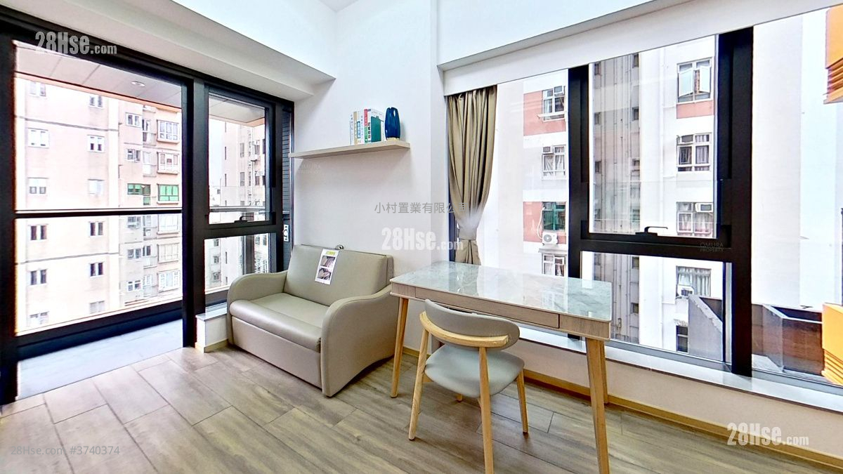 廳: 朗玥 租盤 2 房 , 1 浴室 404 平方呎