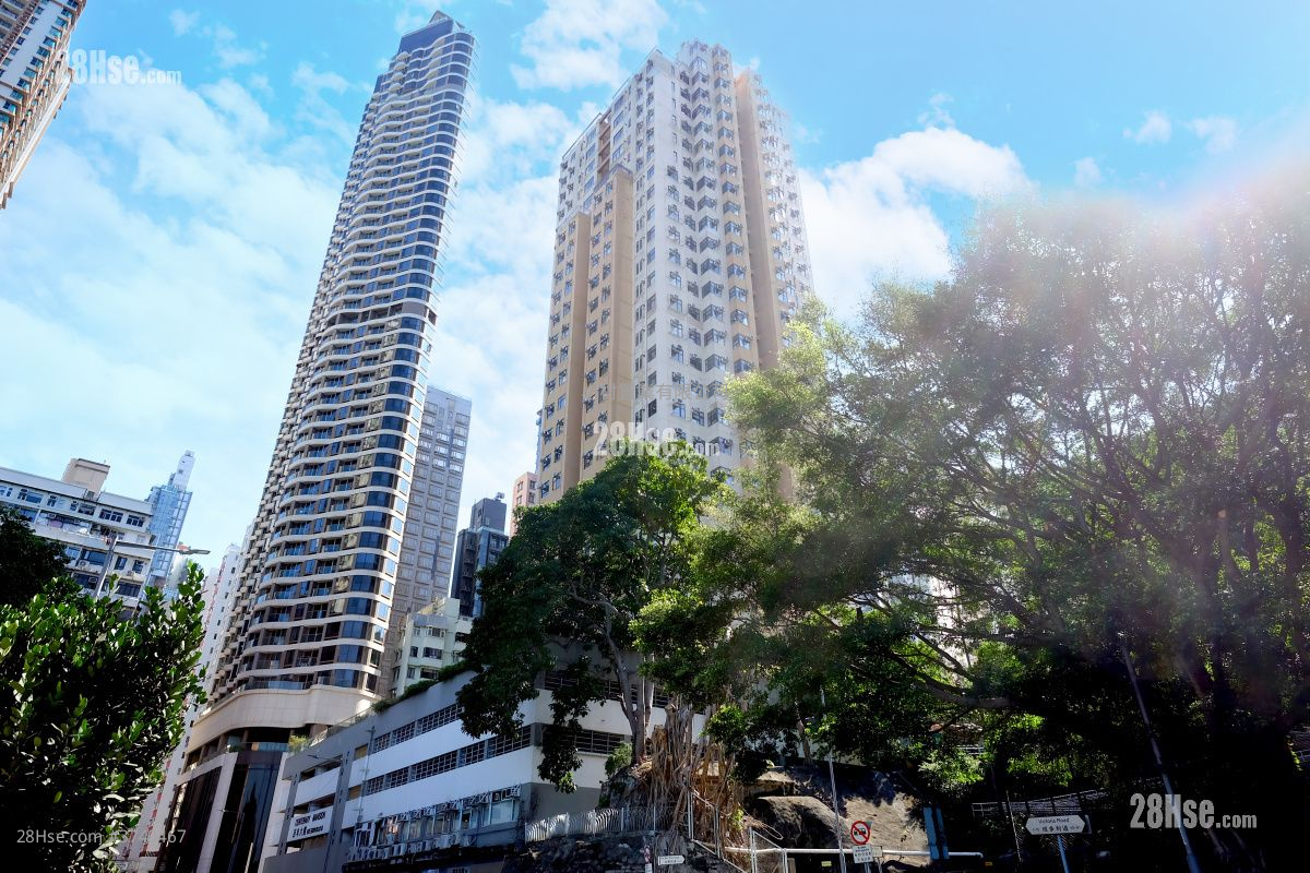 大廈外觀: 百年大樓 租盤 2 房 , 1 浴室 416 平方呎