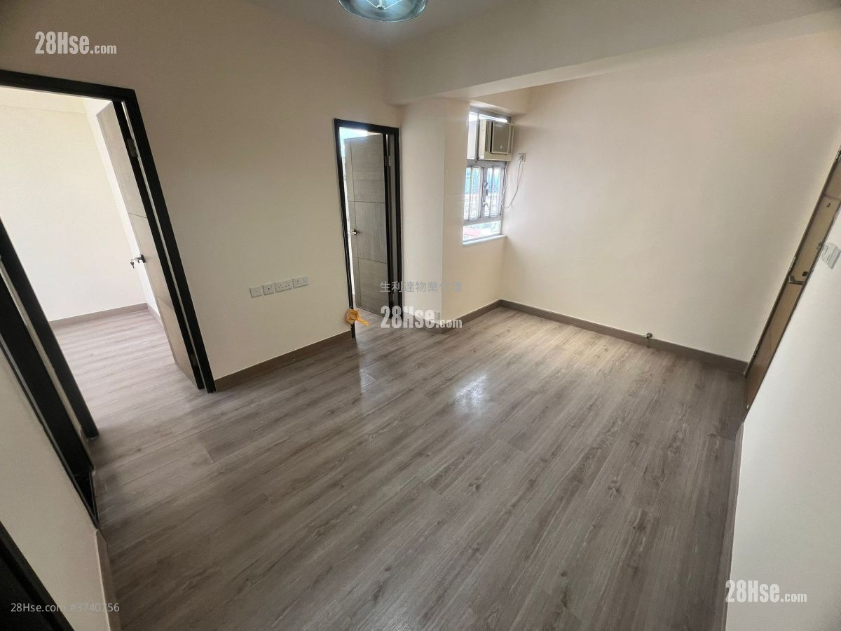 金龍樓 租盤 2 房 , 1 浴室 374 平方呎