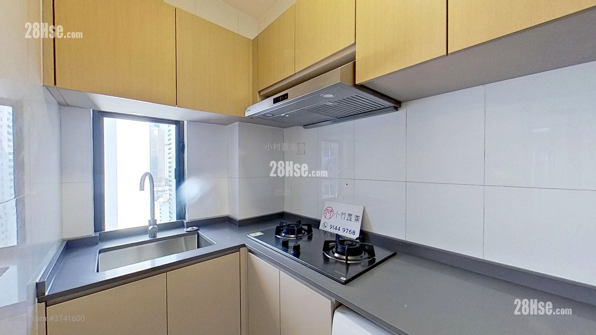 廚房: 恒信大廈 租盤 2 房 , 1 浴室 371 平方呎