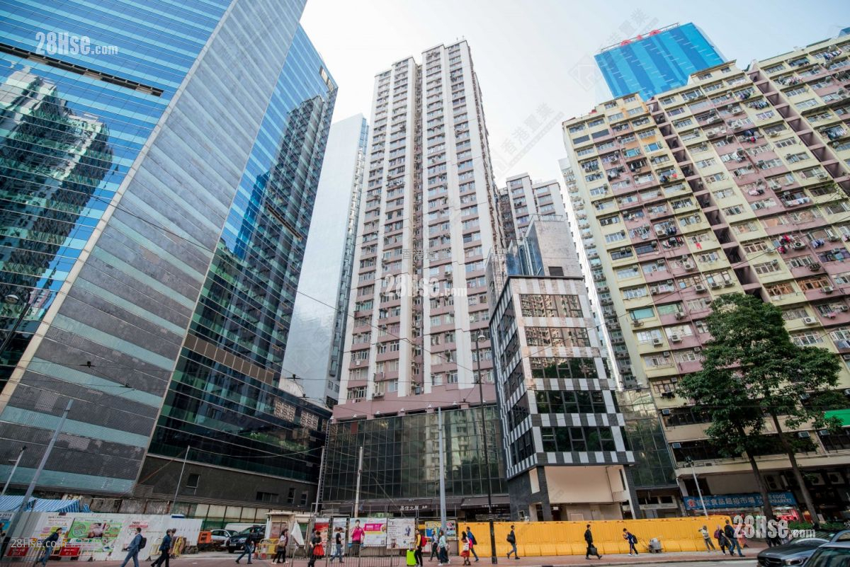 嘉信大廈 租盤 2 房 , 1 浴室 522 平方呎