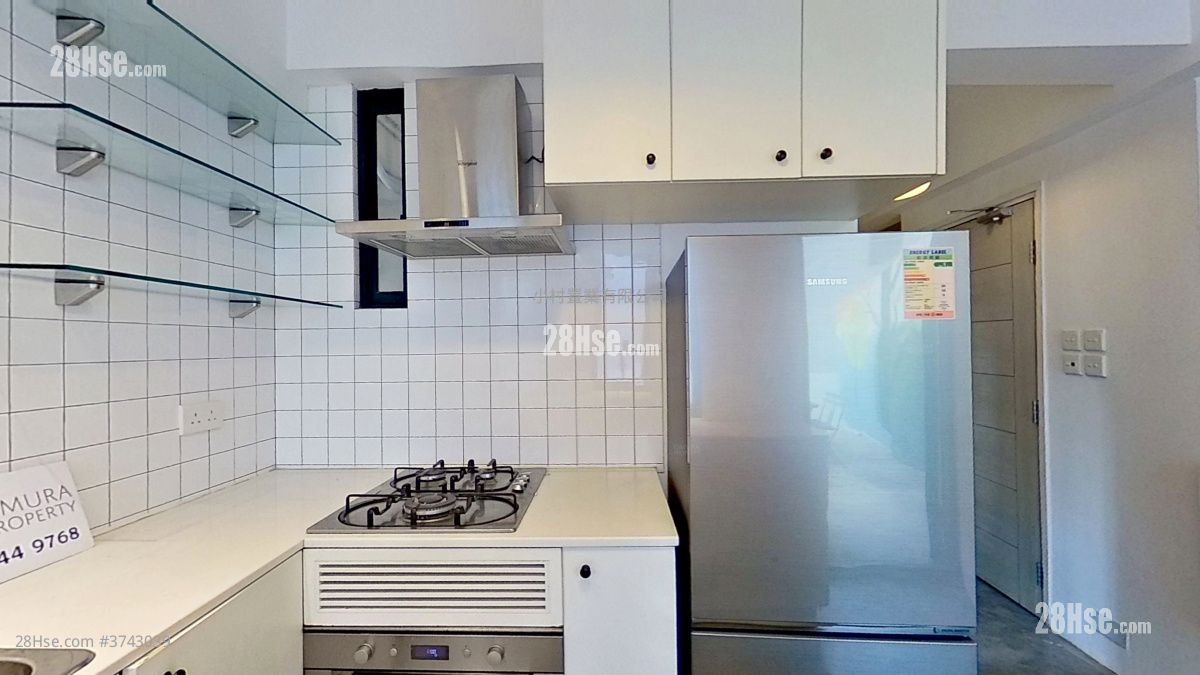 廚房: 歌賦街41-43號 租盤 2 房 , 1 浴室 592 平方呎