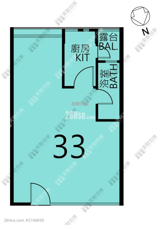 Tsui Lam Estate Sell 1 Bedroom , 1 Bathroom 349 ft²