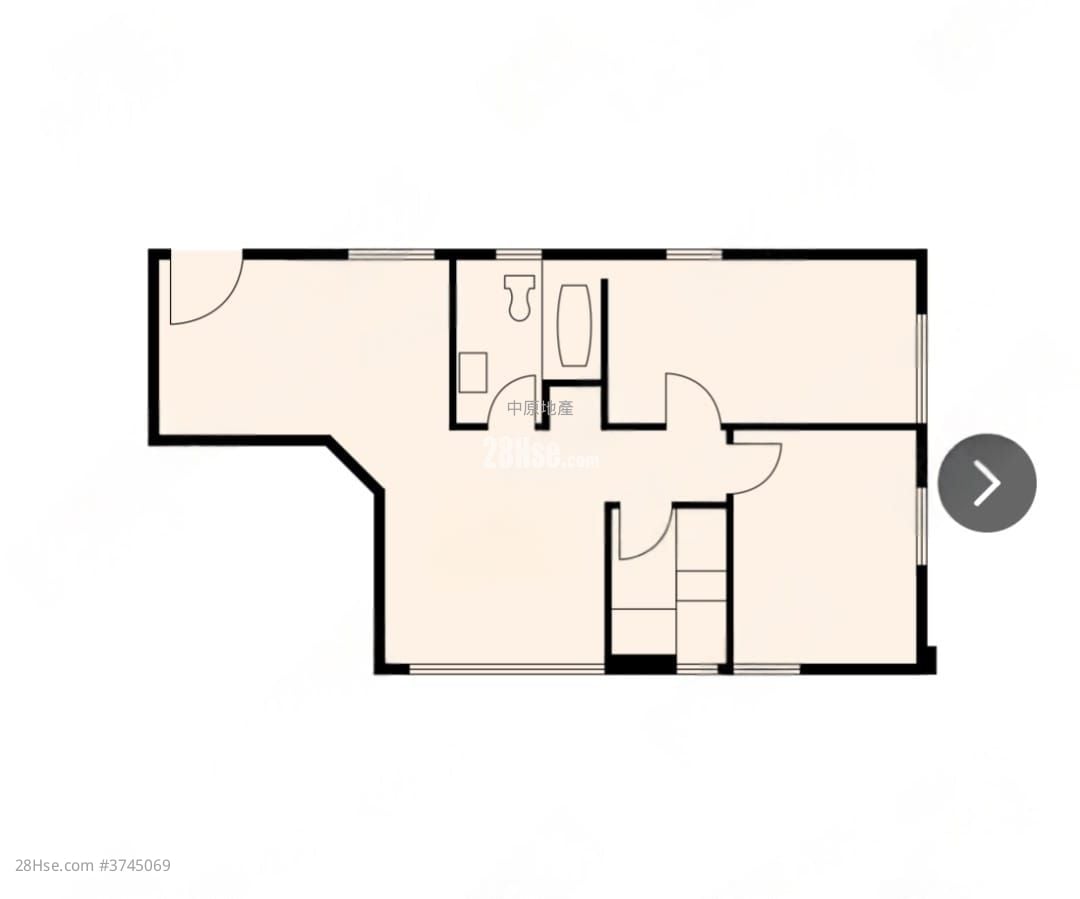 Telford Gardens Sell 2 Bedrooms , 1 Bathroom 527 ft²