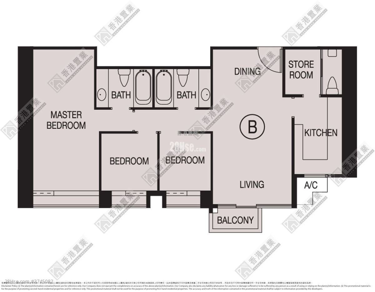 The Arch Sell 3 Bedrooms , 3 Bathrooms 840 ft²