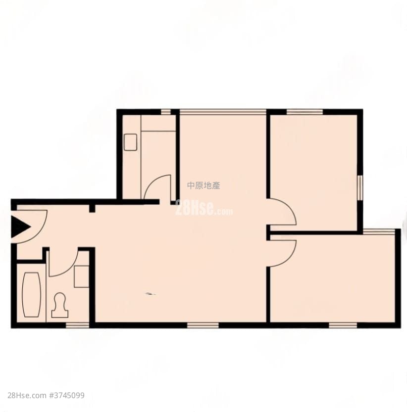 Telford Gardens Sell 2 Bedrooms , 1 Bathroom 517 ft²