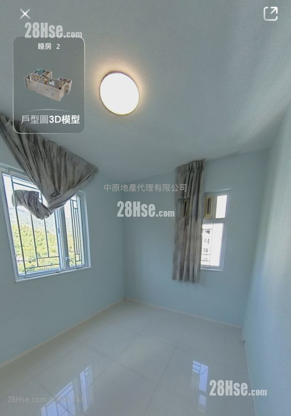 荃威花園 租盤 2 房 , 1 浴室 480 平方呎