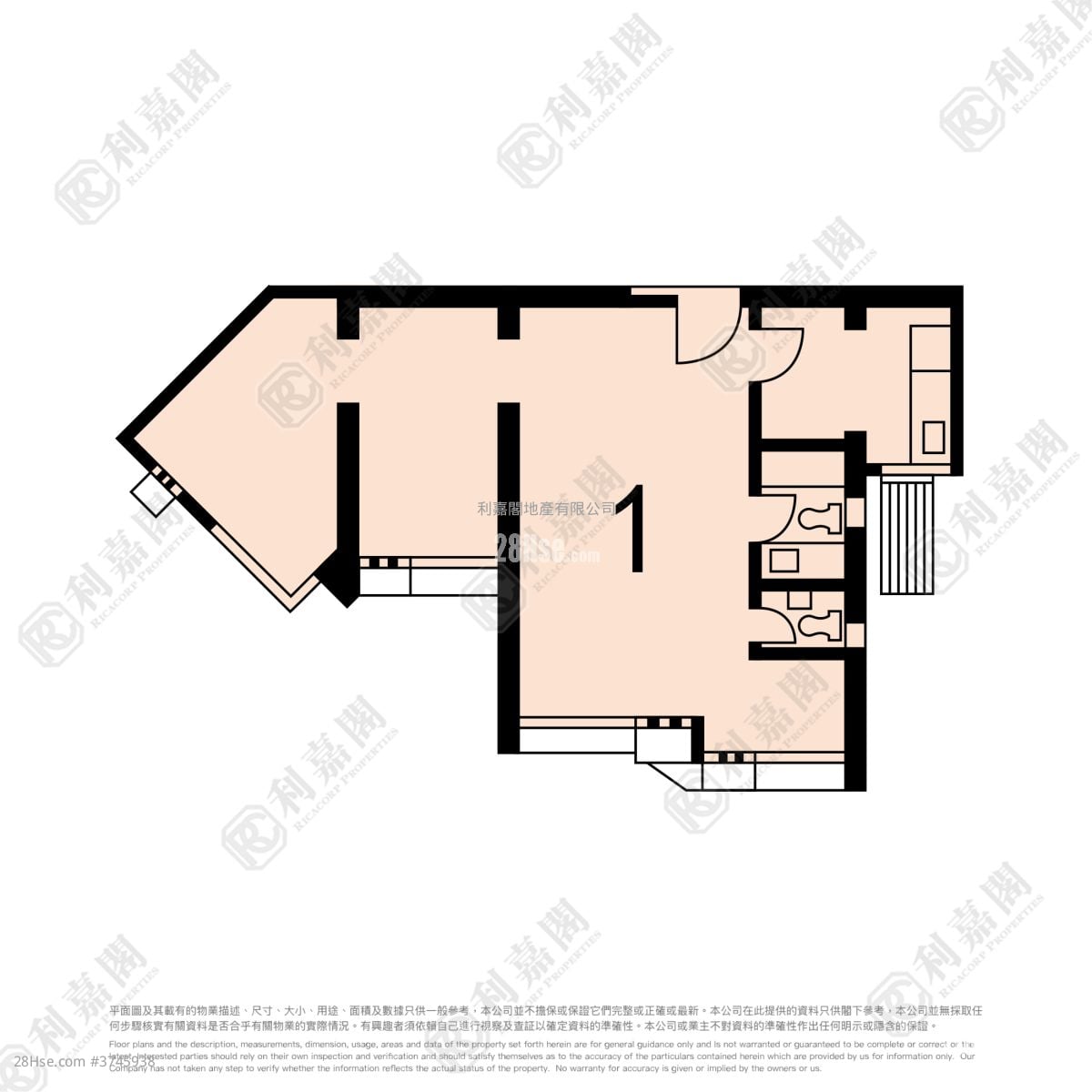 和明苑 售盤 3 房 634 平方呎