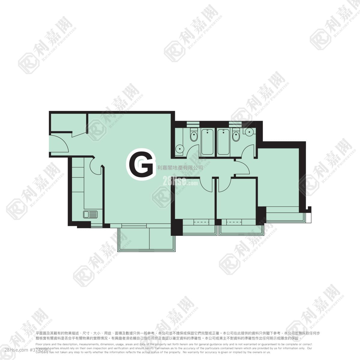 Metro Town Sell 3 Bedrooms , 2 Bathrooms 731 ft²