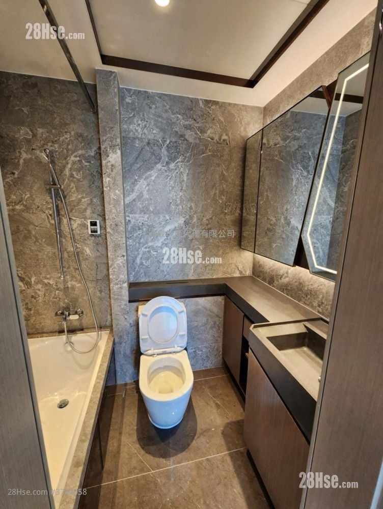 维港双钻 租盘 2 房 , 1 浴室 437 平方尺