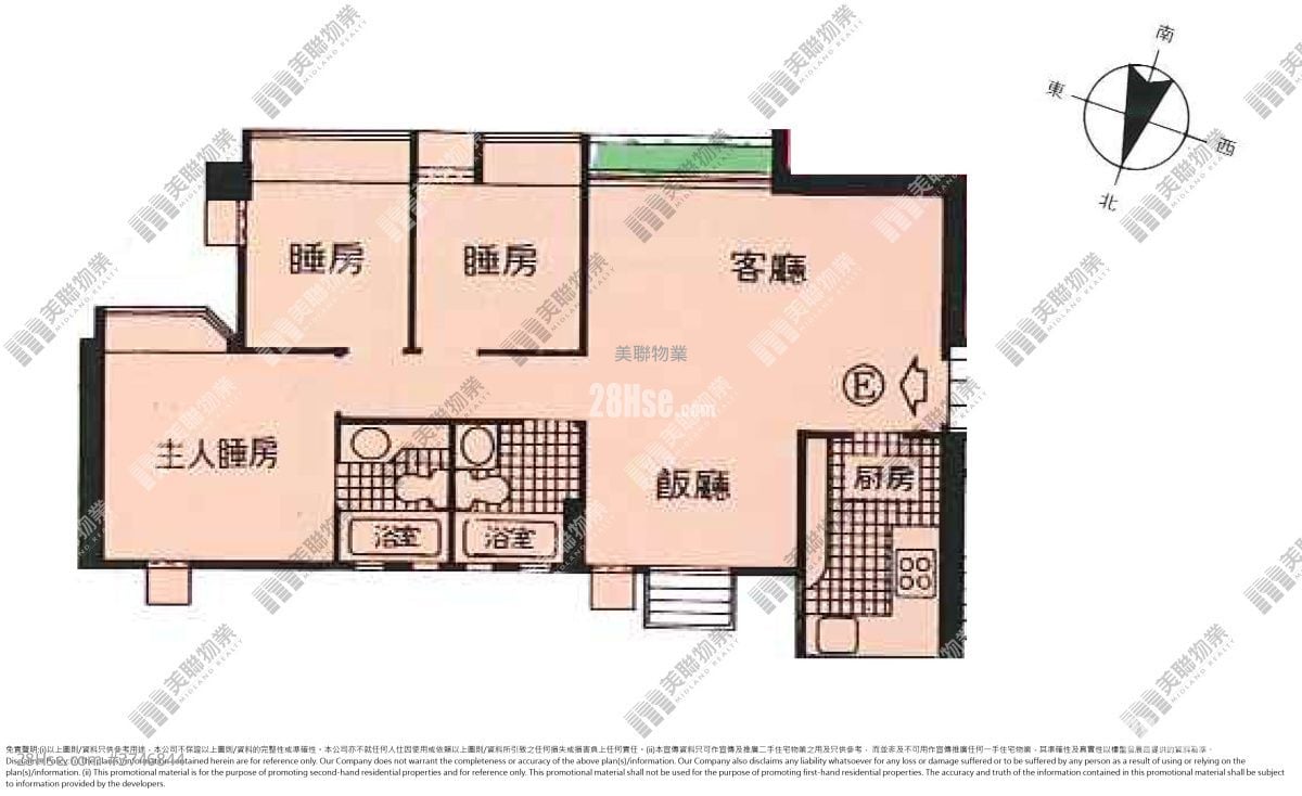翠景花园 售盘 3 房 662 平方尺