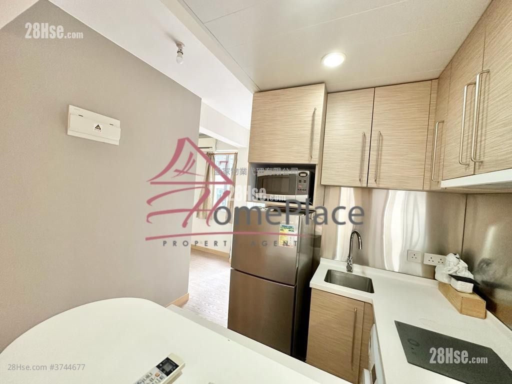 旭日大厦 租盘 2 房 , 1 浴室 630 平方尺