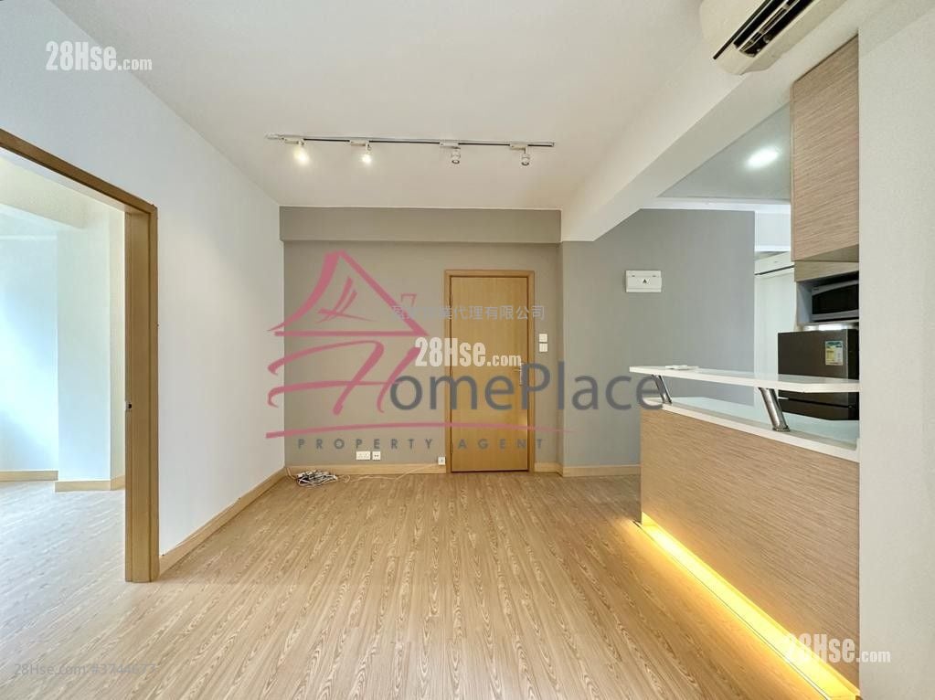 旭日大厦 租盘 2 房 , 1 浴室 630 平方尺