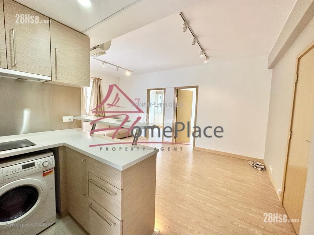 旭日大厦 租盘 2 房 , 1 浴室 630 平方尺