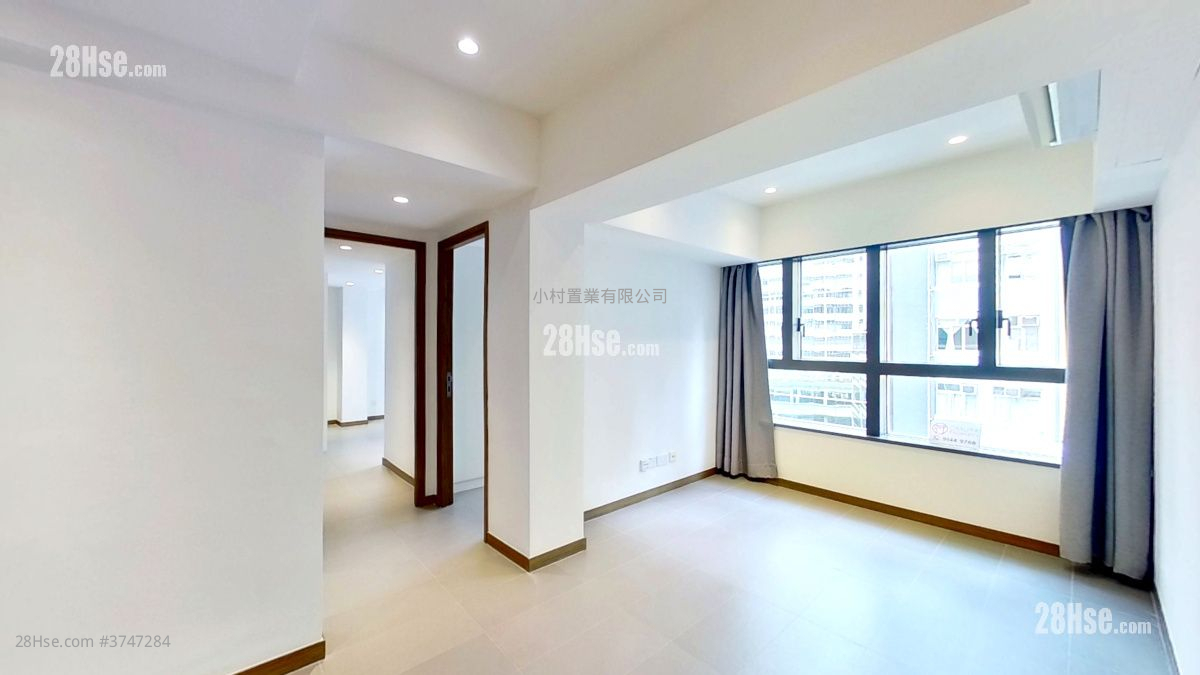 廳: 德安樓 租盤 2 房 , 1 浴室 524 平方呎