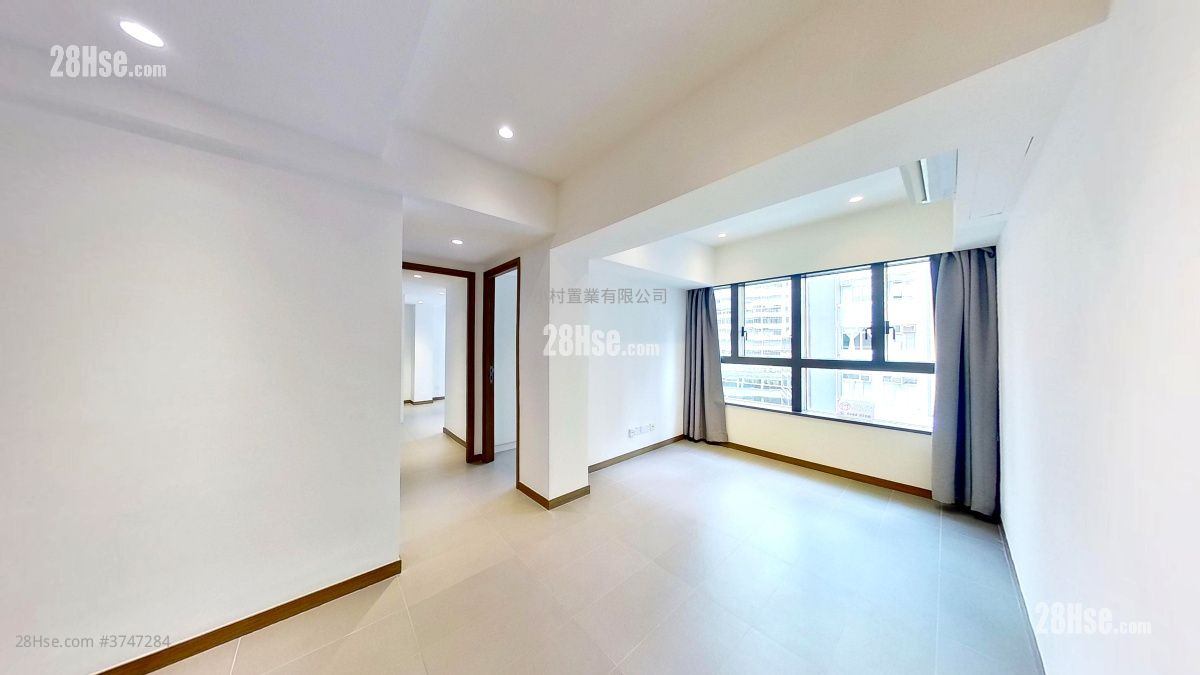 廳: 德安樓 租盤 2 房 , 1 浴室 524 平方呎
