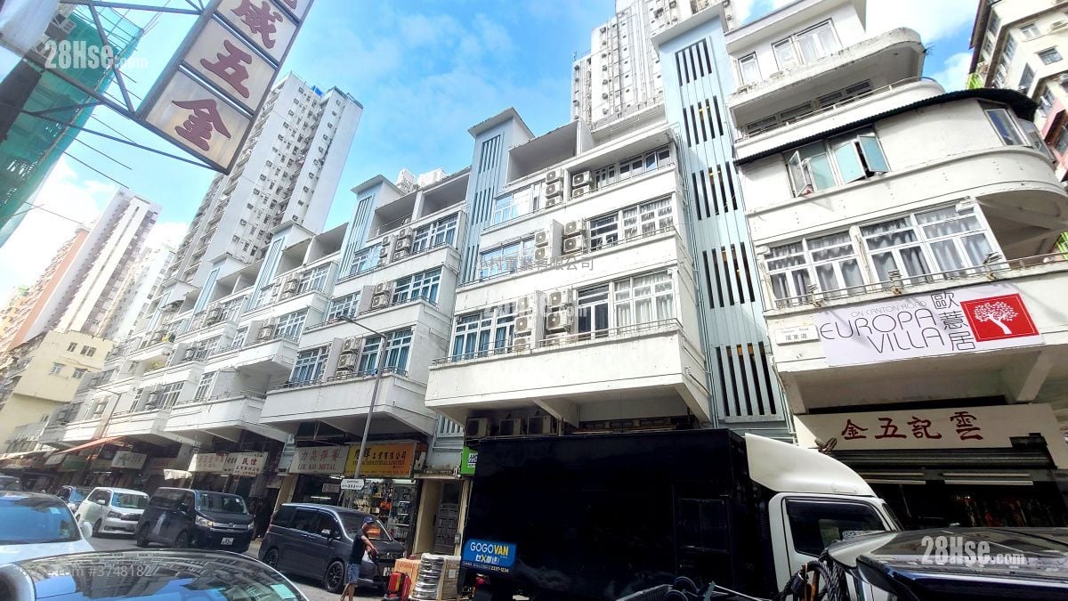 大廈外觀: 歐薏居 租盤 2 房 , 1 浴室 352 平方呎