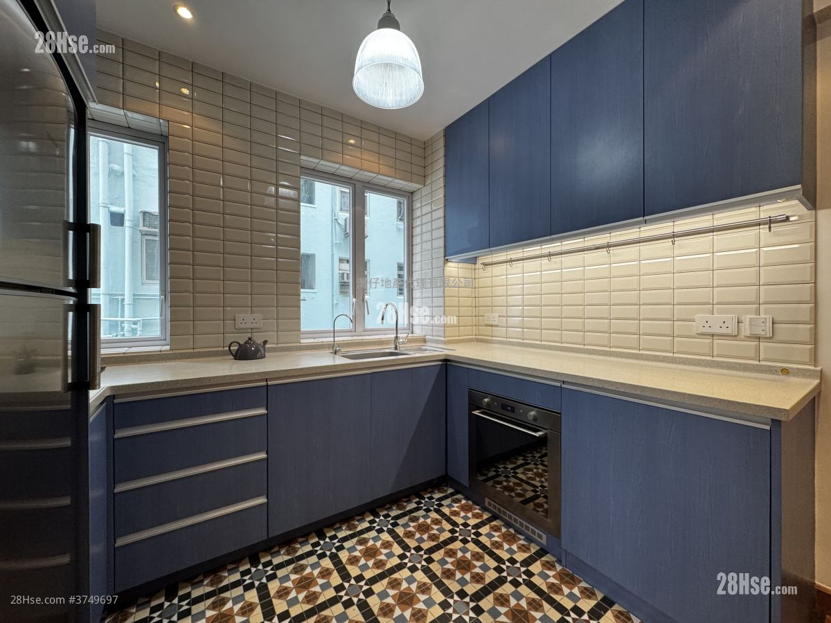 麗園大廈 租盤 2 房 , 1 浴室 579 平方呎