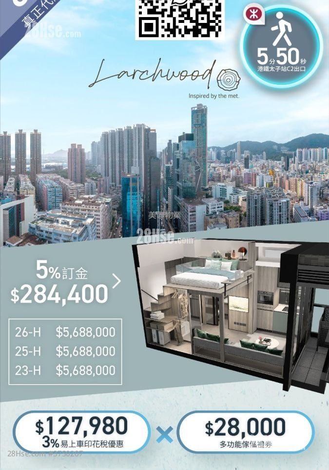 Hong Sing Garden Sell 3 Bedrooms , 1 Bathroom 588 ft²