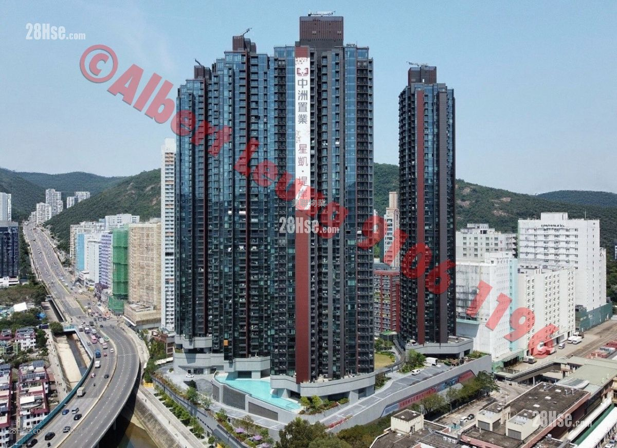 星凱堤岸 售盤 3 房 , 1 浴室 673 平方呎